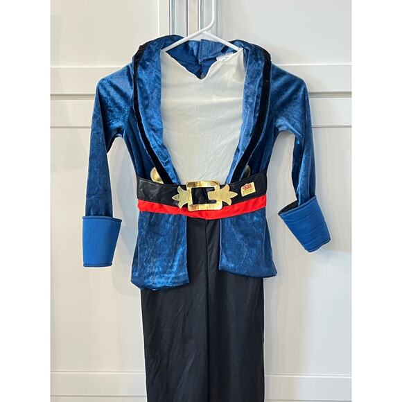 Disney CAPTAIN JAKE and THE NEVERLAND Costume Boys Sz 4-6X L Halloween Jumpsuit - Picture 3 of 11